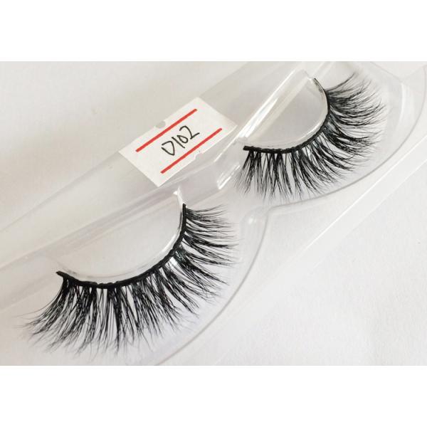 Real 3D Mink Long Lasting False Eyelashes Lightweight With Custom Eyelash Box