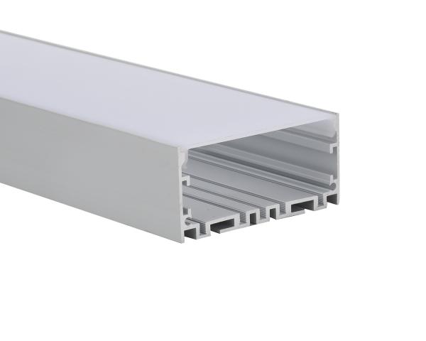 Cheap W75*H35 Suspended linear lighting LED Strip Aluminium Profile with PC diffuser Cover for sale
