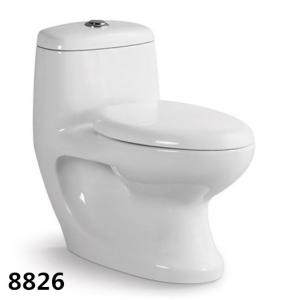 Best India and Mid-east Bathroom Ceramic 100/250/300mm Roughing-in Washdown One-piece Toilet wholesale