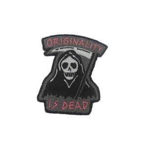 Personalized Adhesive Embroidered Patches With Laser Cut Merrowed Edge