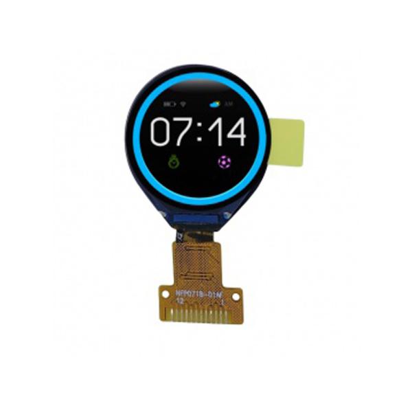 0.71 Inch Round TFT Display Module 160x160 Resolution 350c/d Free View Angle SPI Interface
