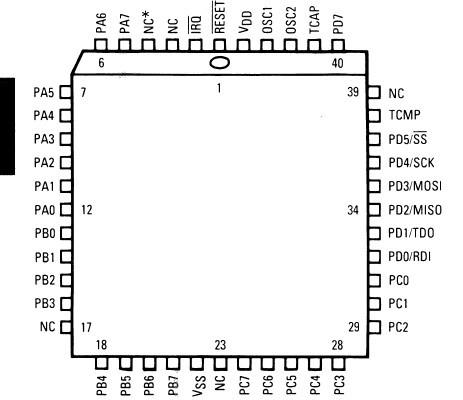 Cheap Integrated Circuit Chip PROGRAMMING REFRERENCE GUIDE  MC68HC05C4AFN MOTOROLA  PLCC  for sale