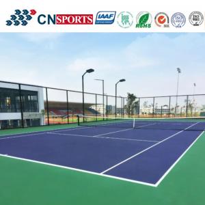 China Most Popular Durable And Safety Spu Tennis Sport Flooring Qualified By Itf on sale