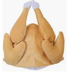 Best Plush Turkey Hat Drumstick Headbands Turkey Legs Drumstick Boppers For Halloween Thanksgiving Accessories wholesale