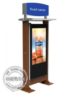 Best Bus Station Wayfinding LCD Touch Screen Outdoor Digital Signage With Google Play wholesale