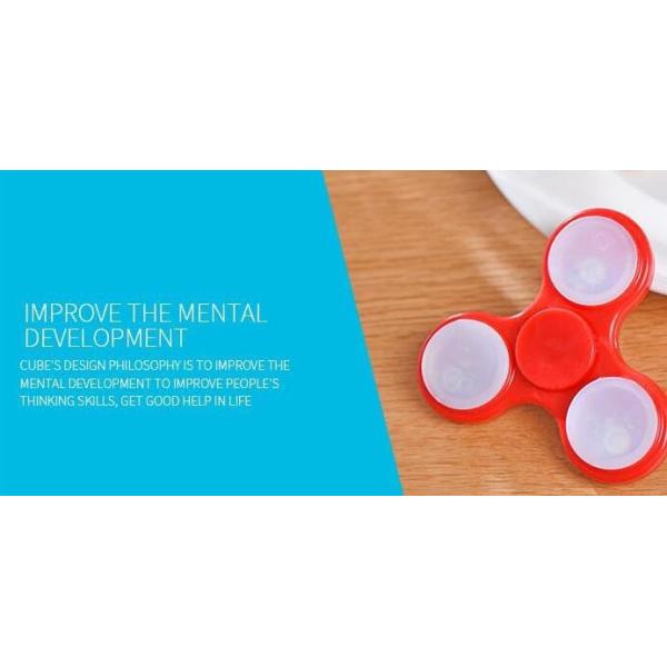 Hot selling Fidget Hand Spinner with LED light for relieve stress 1109