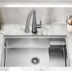 Best Rectangular 33 Inch Stainless Steel Kitchen Sink With Satin Polished Finish wholesale