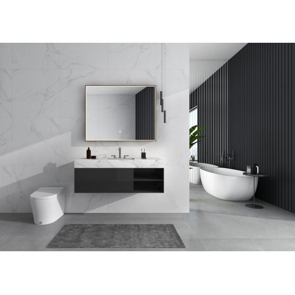 Illuminated Bluetooth Bathroom Mirror With Color Temperature Options And 90° Shine Angle