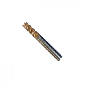 Best Gold Color Solid Carbide End Mill For Stainless Steel HMX-4E-D12.0 wholesale
