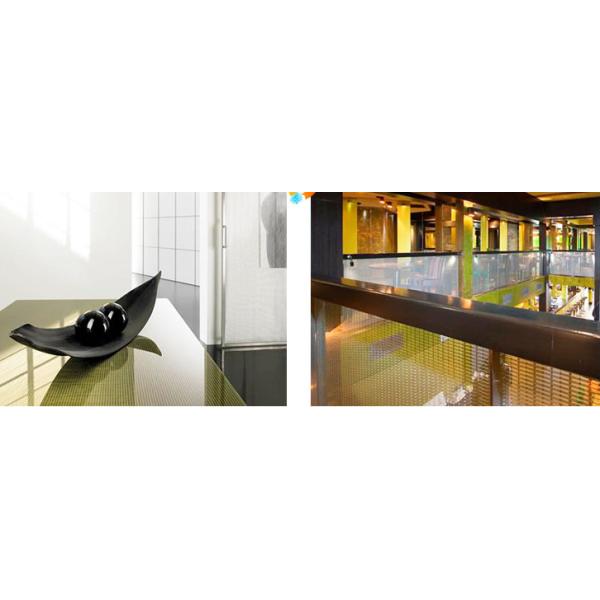 Customized Woven Metal Textile For Tempered Laminated Glass