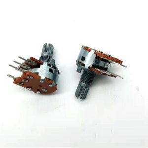 16mm Metal shaft Rotary Switch Potentiometer For Audio Amplifier