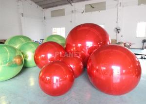 China Customized Inflatable Christmas Decoration Big Hanging Mirror Ball , Giant Reflective Inflatable Mirror Balloon on sale