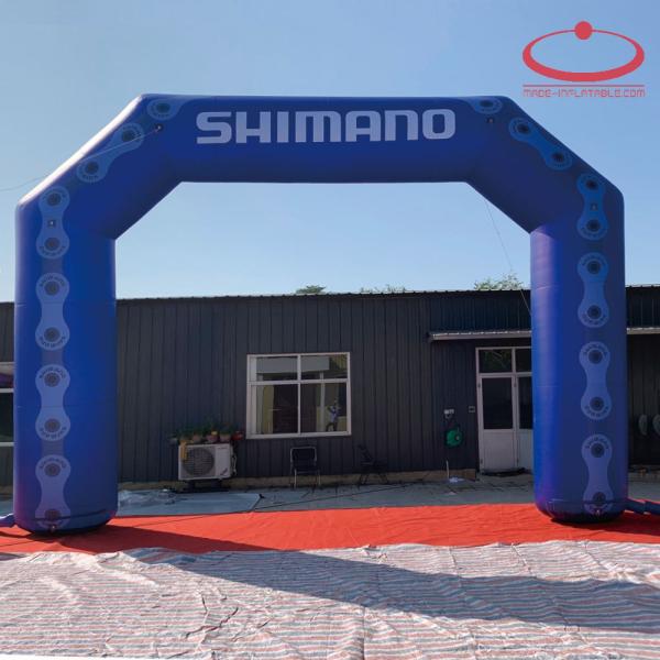 Colorful advertising inflatable full printing color arch inflatable entrance arch for event 6*3m size