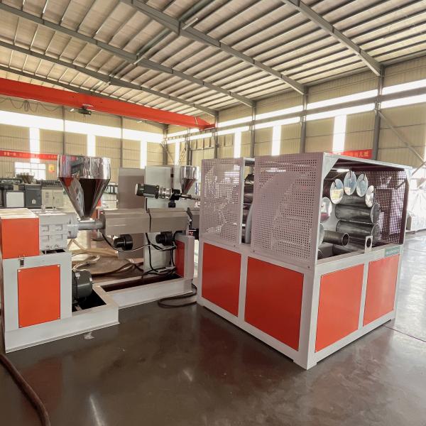 PVC Fiber Reinforced Flexible Hose Machine , Soft Tube Extrusion Machine