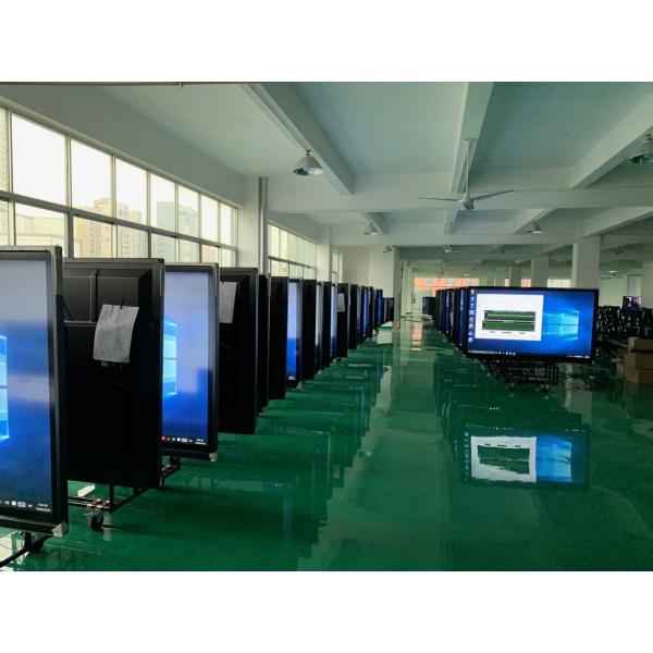IBoard 4K 75inch Display with Interconnected Side Boards Green Black White Color Android Windows System Foldable for Education