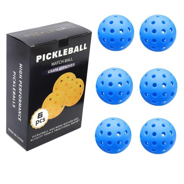 Pickleball 40 Hole Hole Ball 74mm Rotational Injection Molded Luminous Ball Pickleball