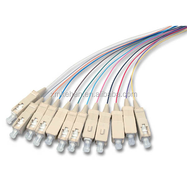 ROHS and ISO Certified Custom Electronic Flat Fiber Ribbon Cable with 24 Pin Connector