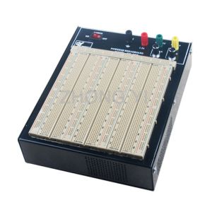 Best ABS Plastic Brown Powered Breadboard 50000 Times Contact Life wholesale