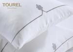 Polyester Hotel Quality Bed Line Jacquard / Embroidery Customed Logo