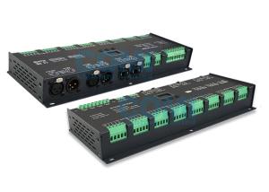 China 3A * 24CH Up to 1728W CV DMX Decoder with Photoelectric Isolation Function on sale
