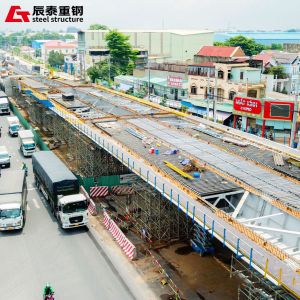 Buy cheap Safety Steel Truss Bridge Traffic Car Access Going Over Road Lightweight from wholesalers