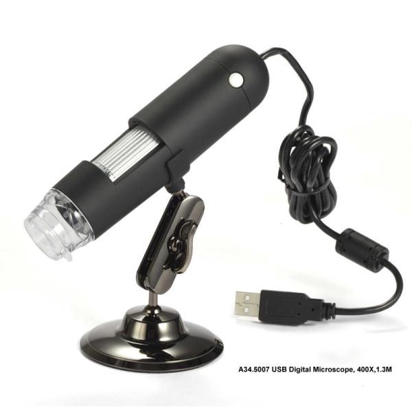 Cheap 1.3 Mega Pixels Digital Optical Microscope 20x - 400x A34.5007 1.3M USB2.0 Digital Microscope for sale