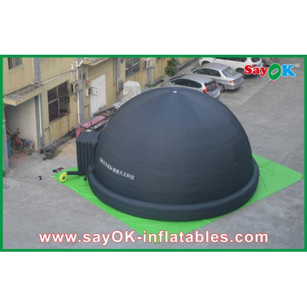 Printing Logo Black Inflatable Projection Tent For Education Class