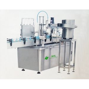 Automatic 0.75KW 2400BPH Liquid Filling And Sealing Machine