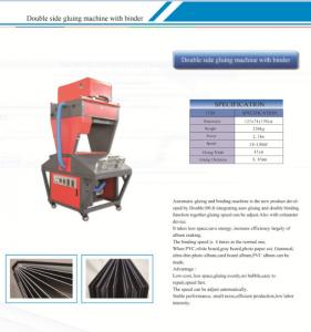 Best High Speed Photo Album Making Machine Double Side Gluing Equipment With Binder wholesale