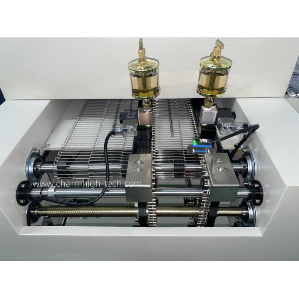 Full-automatic Rail 6 temp Zones Lead-free Reflow Oven 2200*350mm PC Control Heating Machine