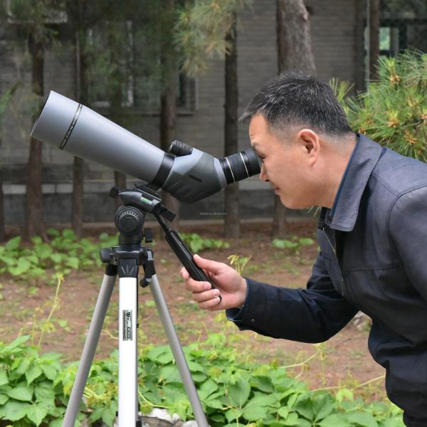 Outdoor ED Waterproof Spotting Scope with ED Lens and Two Focus Wheels Zoom 20-60x80