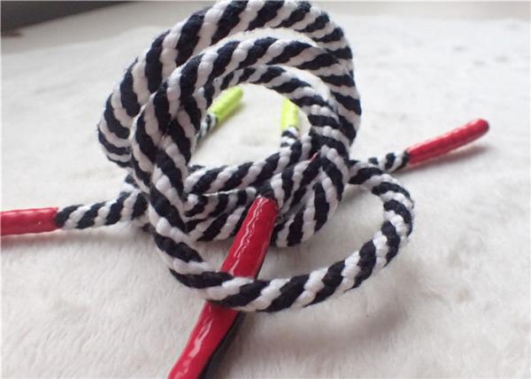 Cheap Double Color Polyester Non Elastic Cord With Shiny Silicone Endings For Jacket for sale