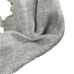 China Flexible Herringbone Polyester Twill Fabric 200gsm Plain Dyed on sale