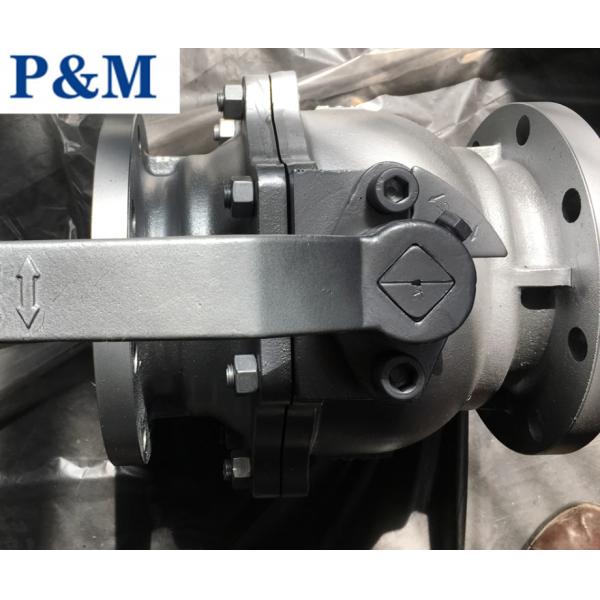 JIS10K 150A cast iron 2-pc ball valve origin China