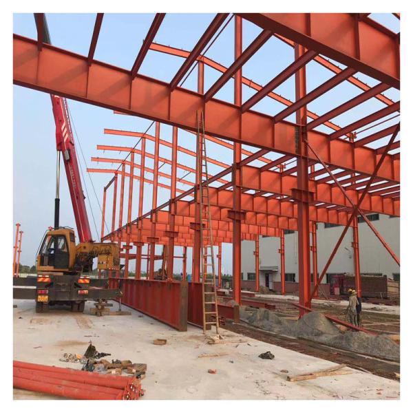 Customized Design Steel Structures Steel Frame Building For Workshop Warehouse Hangar