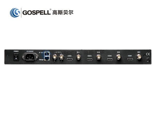 Cheap 4 Channel Digital TV Encoder SDI Input HD MPEG-4 AVC Encoder For DTV Head End System for sale