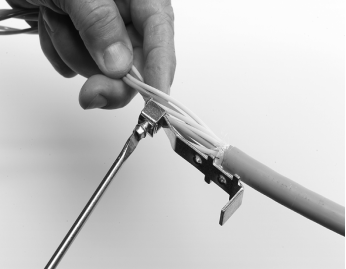 Horizontal Fiber Optic Splice Closure 2 In 2 Out Underground Wall-mounting