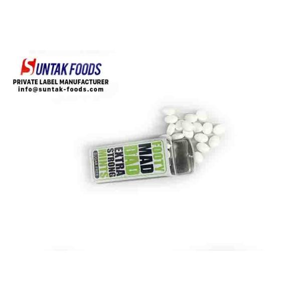 Tower Tin Box Packaging Holiday Blueberry Candy Cool Flavor With Extra Cool Taste