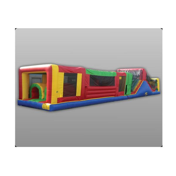 High Durability Inflatable Obstacle Course With Slide / Tunnel / Bouncer