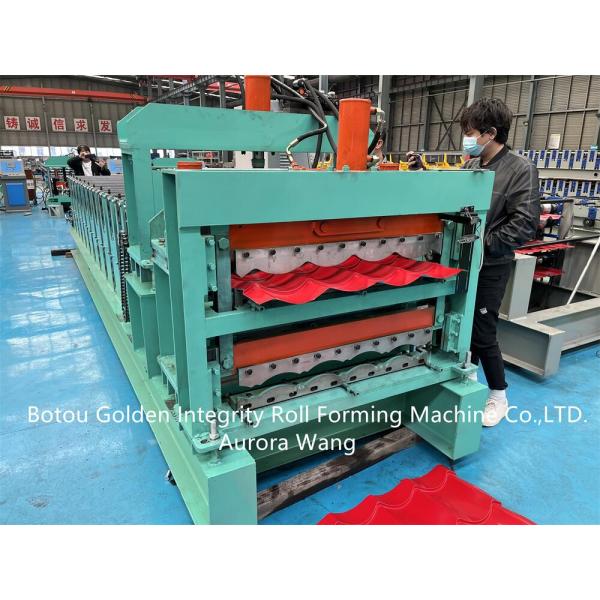 JCX 1200mm Tile Making Machine Roofing Panel Roll Forming Machine