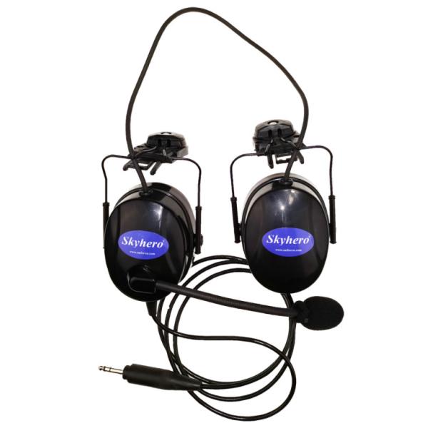 Two set HS-01-S6 headset with intercom Paratrike intercom systercom for autogyro /Open Cockpits /Powered parashoot/ATV