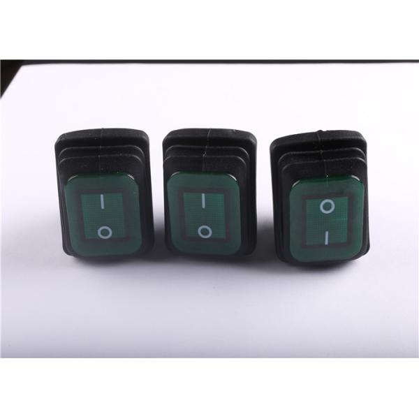 KCD4-130FS 4 Pin Rocker Switch Replacement , Waterproof Lighted Rocker Switch