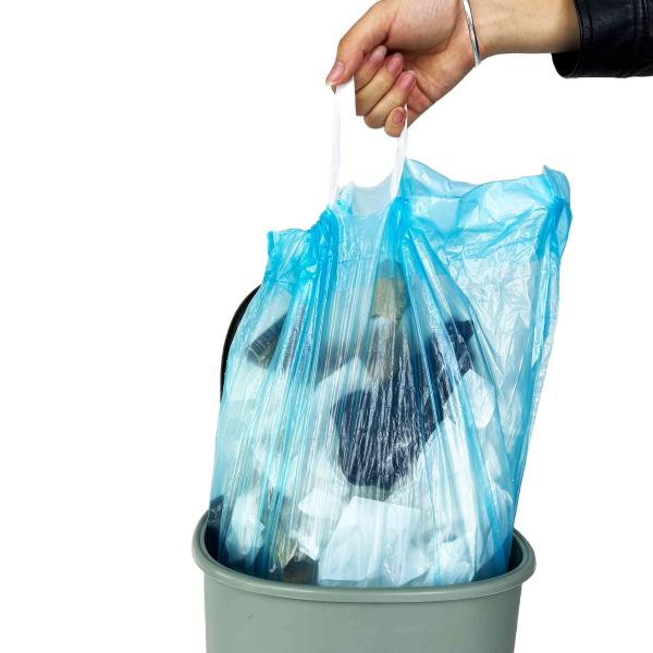 Offset Printing Custom Order 2023 Degradable Drawstring Garbage Bag Plastic Trash Bag