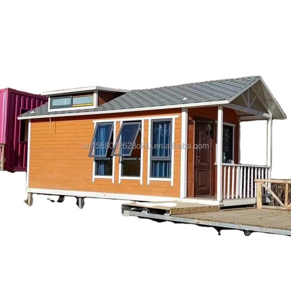 Modern Design Sandwich Panel Door Modular Mobile House in European Union with 20 Ft Prefabricated Flat Packaging Container