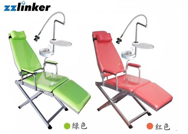 Cheap Colorful Portable Clinic Dental Chair Unit With Battery Spitton for sale