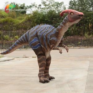 China Walking Dino Parasaurolophus Dinosaur Costume For Halloween on sale