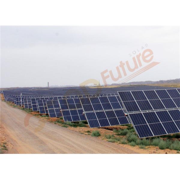 ASTM Q345B Single Axis Solar Tracker 24h One Axis Solar Tracking System