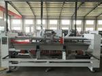 Full Automatic Folding Gluing Machine / Stitching Stapler Machine For Corrugated