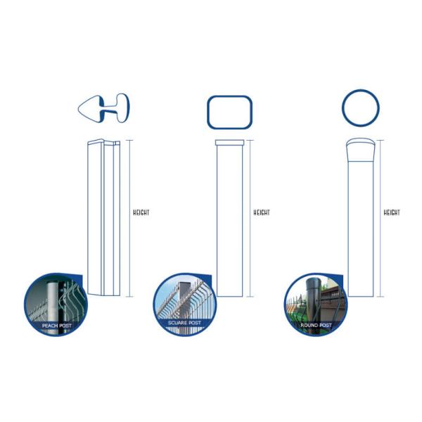 Portable V - Fold Welded Mesh Fence High Strength OEM / ODM Available