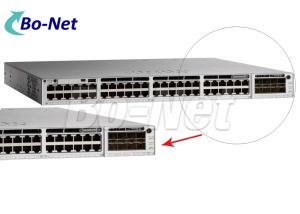 China Cisco Gigabit Switch Original New C9200L-48T-4X-E  9200L 48 port Data + 4X10G SFP Switch With Power Supply PWR-C5 on sale